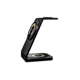 MICRODIA SNAPStation™ Aluminaire, 23W 3-in-1 iMac Style Aluminum Wireless Charging Station